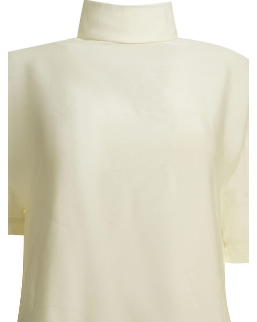 Alaïa White Alaïa Asymmetrical Short Dress