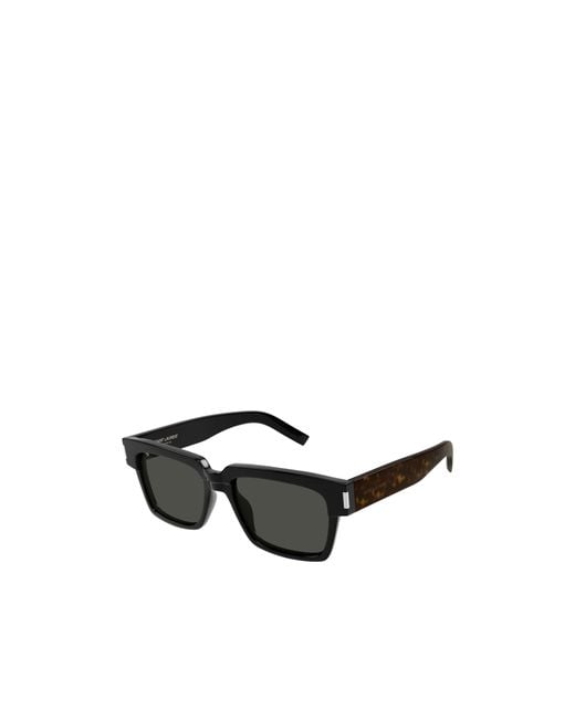 Saint Laurent Black Eyewear Vadim Square Frame Sunglasses for men