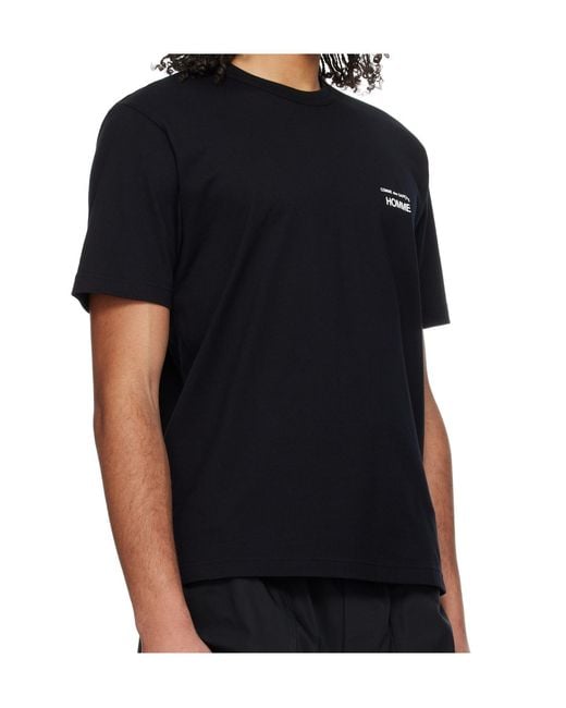 Comme des Garçons Black Short-Sleeved T-Shirt for men