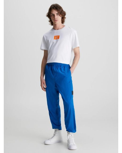 Calvin Klein White Logo T-Shirt for men