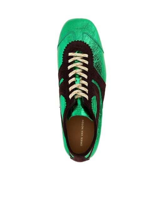 Dries Van Noten Green Sneakers