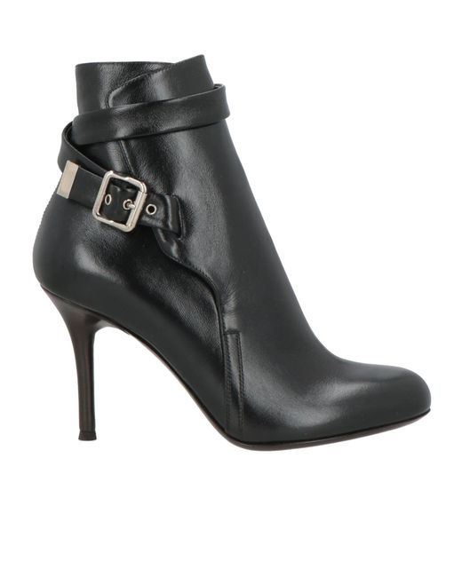 Chloé Black Rubber Sole Ankle Boots