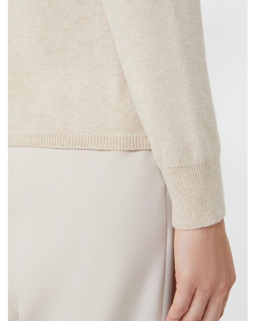 Max Mara White Studio Roll-Neck Knitted Jumper