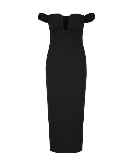 Roland Mouret Black Cady Dress