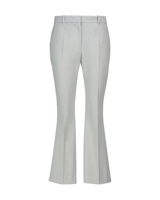 Joseph Gray Pleated Zipper Casual Pants