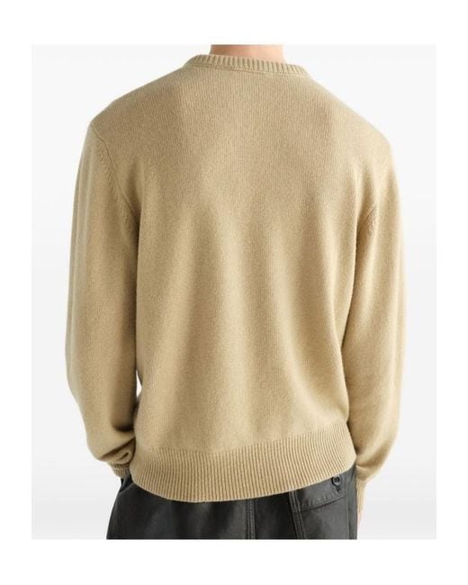 Lemaire Natural V-Neck Sweater for men