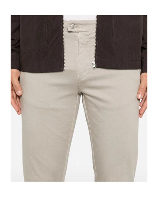 Tramarossa Gray Straight-Leg Casual Pants for men