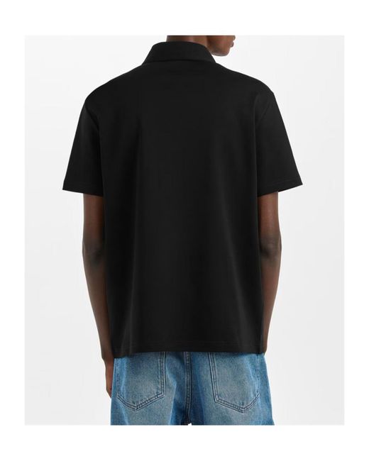 Versace Black Grec Tp Polo Sn00 for men