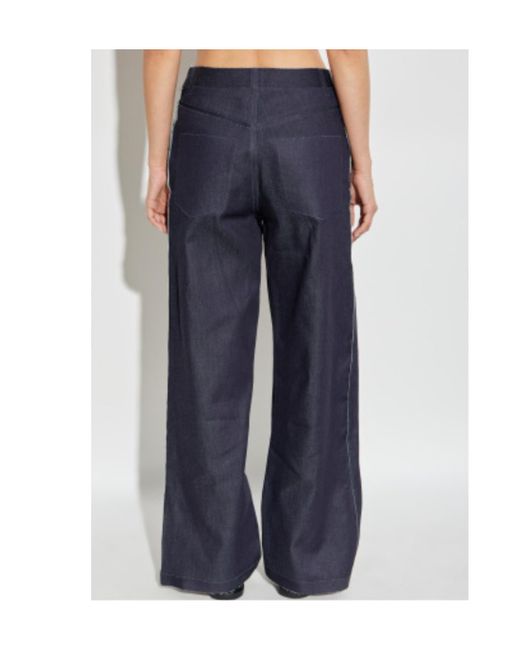 Marni Blue Cotton Trousers