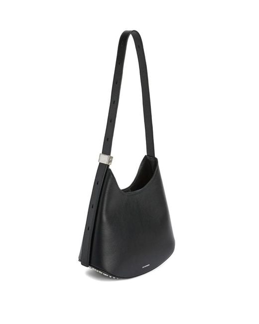 Jil Sander Black Eldorado Small Shoulder Bag