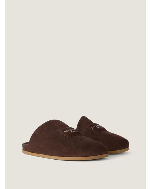 Givenchy Brown Puffy Mules for men