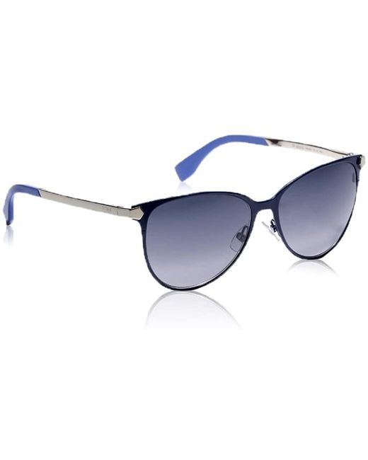 Fendi Blue Logo Details Sunglasses