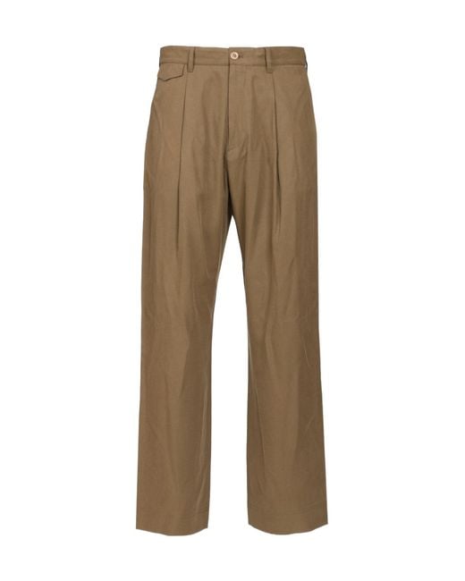 Paul Smith Natural Casual Pants With Belt Loops for men