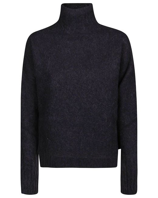 Pinko Blue Turtleneck Pullover
