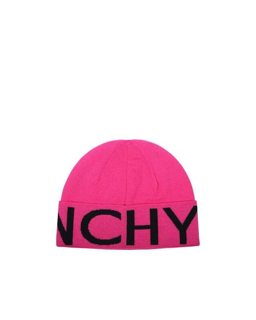 Givenchy Pink Logo Hat for men