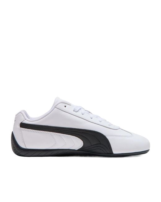 PUMA White Speedcat Full Leather for men