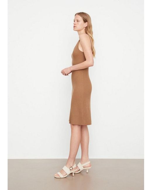Vince Natural Rib Mid-Length Dress