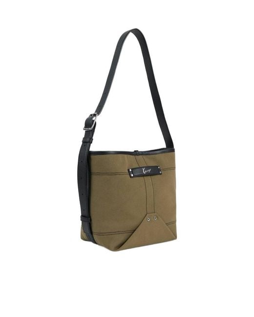 KENZO Metallic Utility' Reversible Bucket Bag for men
