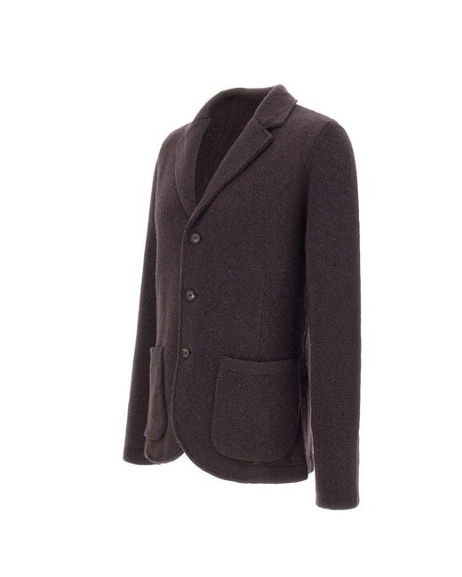 Eleventy Blue Single-Breasted Suit Jacket for men