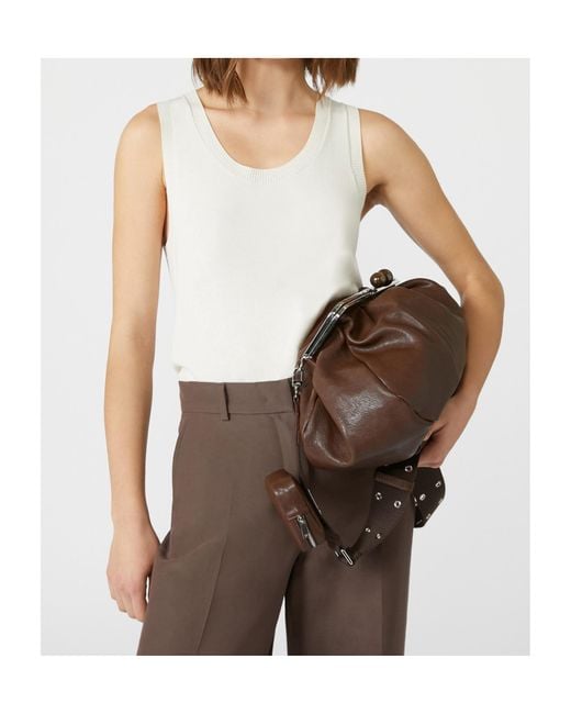 Weekend by Maxmara White Stretch Viscose Top
