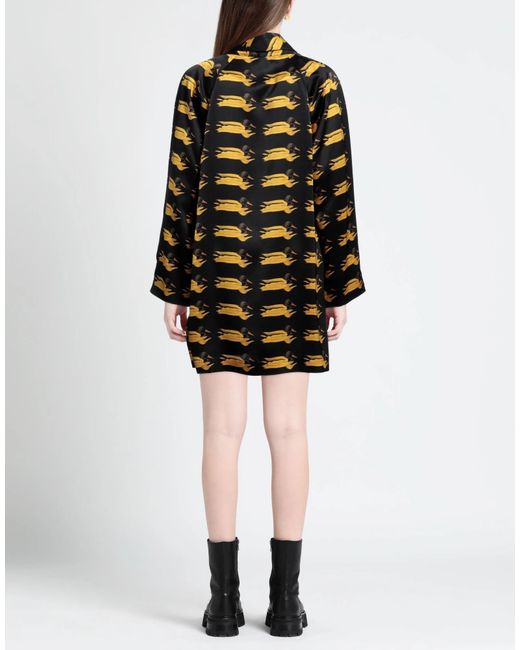 Burberry Black Satin Shirt Dress