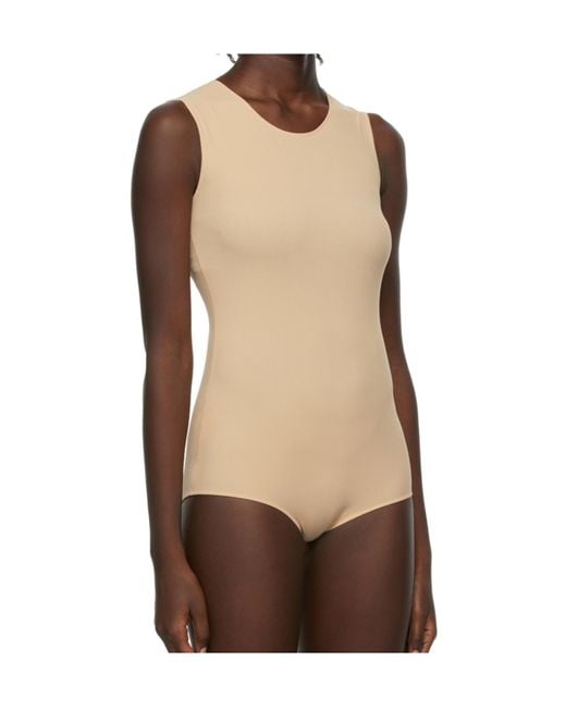 Maison Margiela Natural Sleeveless Bodysuit
