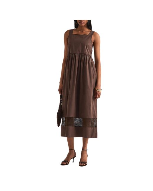 Weekend by Maxmara Brown Long Dress