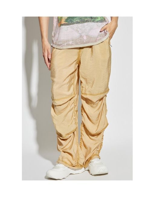 DIESEL Natural P-Daily Layered Drawstring Trousers for men