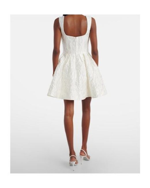 Rebecca Vallance White Bridal Vanilla Dreams Bustier Minidress