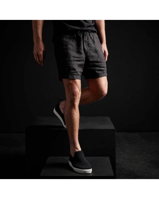 James Perse Black Drawstring Shorts for men