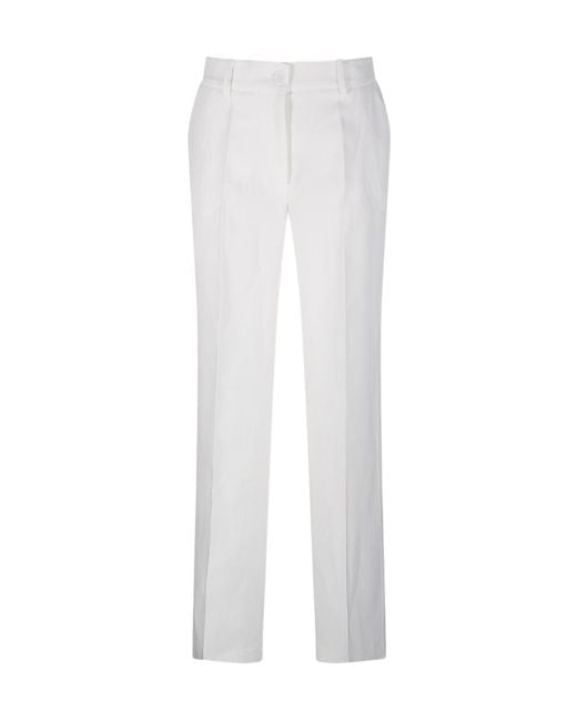 P.A.R.O.S.H. White P.A.R.O..H. Raisa Tailored Pants