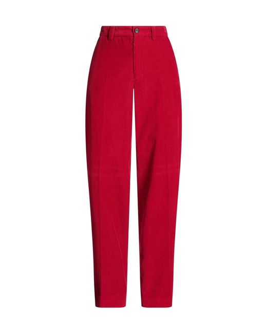 Maison Margiela Red Casual Trouser