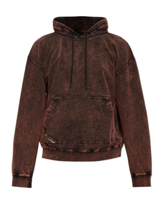 DIESEL Brown Long-Sleeve Sweatshirt