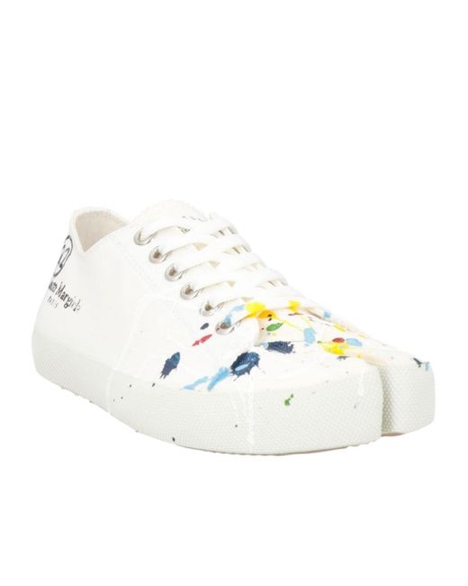 Maison Margiela Natural Low-Top Canvas Shoes