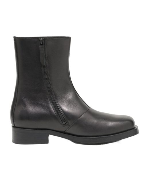 Our Legacy Black Square Toe Boots for men