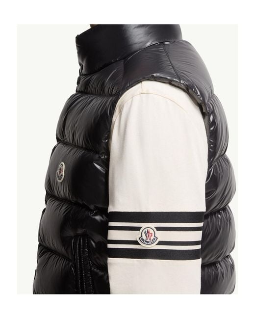 Moncler Black Tibb Down Vest for men