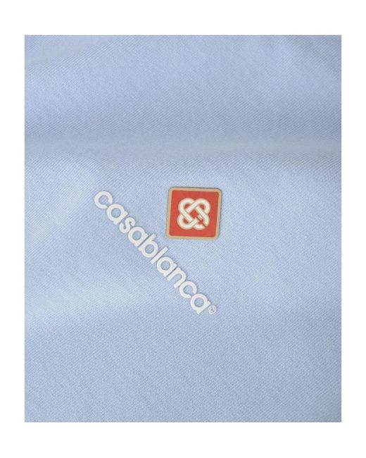 Casablanca Blue Classic T-Shirt for men