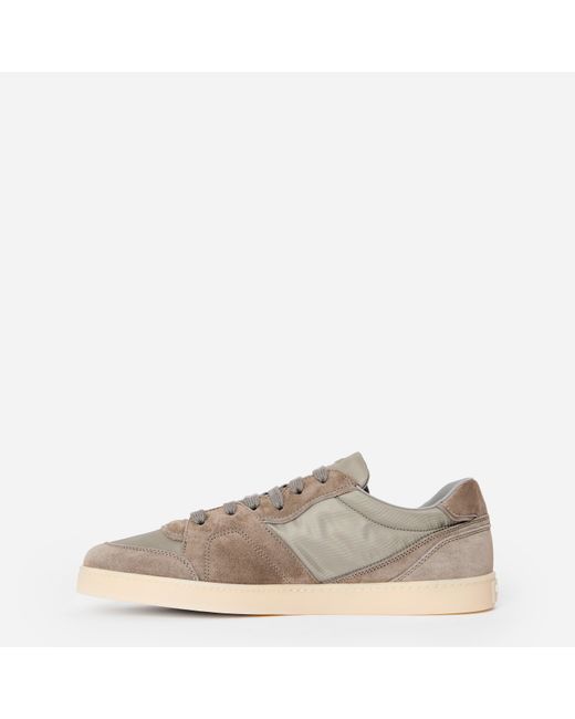 Prada Gray Low-Top Sneakers for men