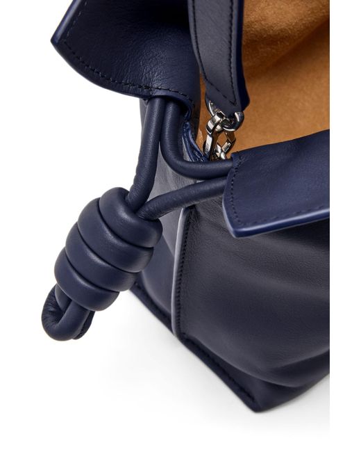Loewe Blue Leather Flamenco Purse