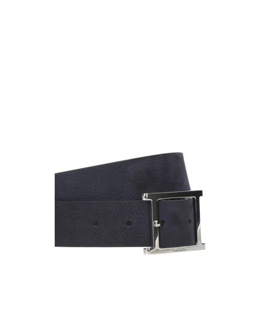 Orciani Blue Adjustable Waist Belt for men