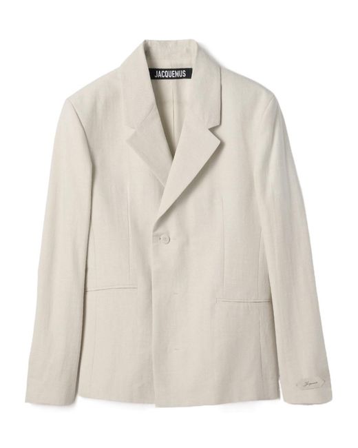 Jacquemus White The Melo Jacket for men