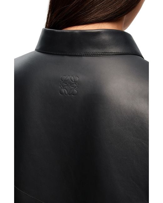 Loewe Black Puzzle Leather Shirt