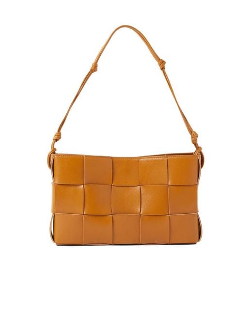 Bottega Veneta Brown Cassette Shoulder Bag