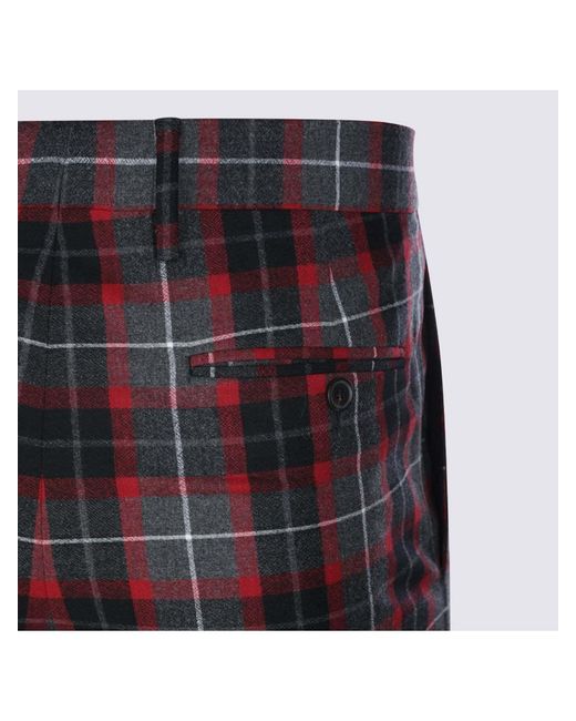 Vivienne Westwood Red George Turn-Up Trousers for men