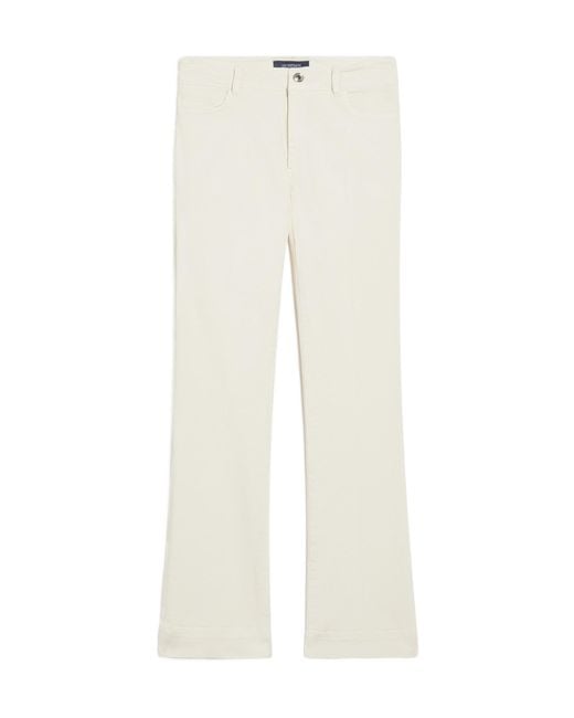 Sportmax White Nilly Flared Jeans