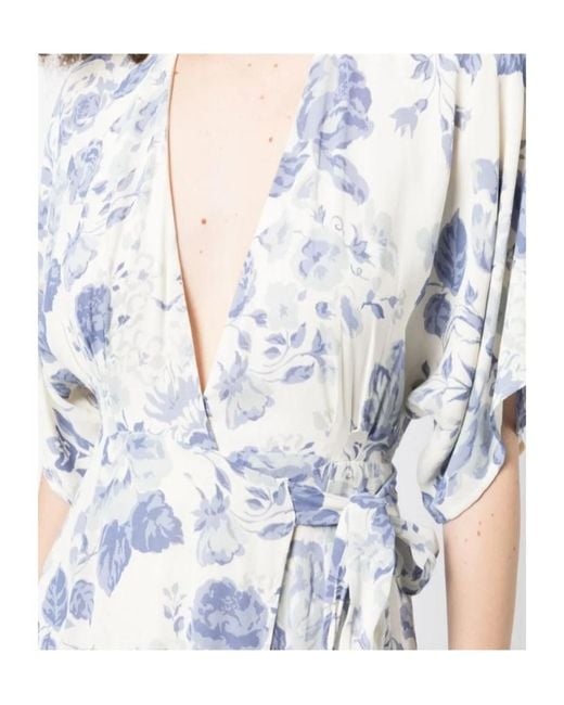 Reformation White Winslow Floral-Print Maxi Dress