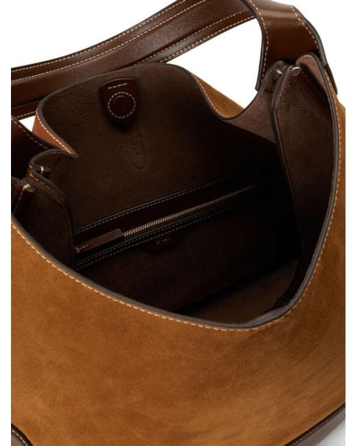 Polo Ralph Lauren Brown Half Moon Shoulder Bag