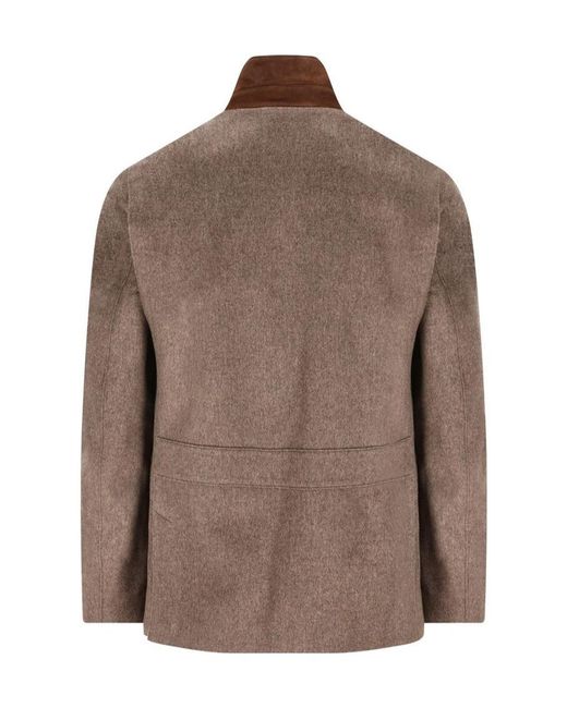 Loro Piana Brown Roadster Jacket for men