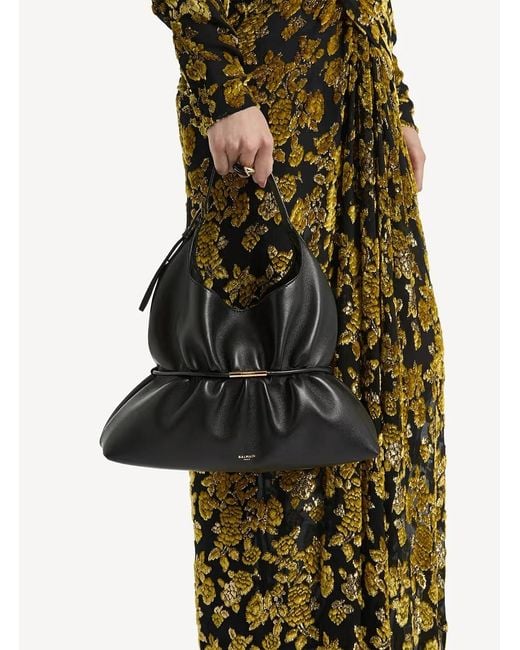 Balmain Black Sphynx Medium Bag