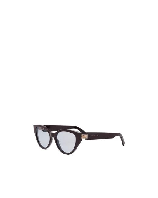 BVLGARI White Geometric Frame Plain Mirror